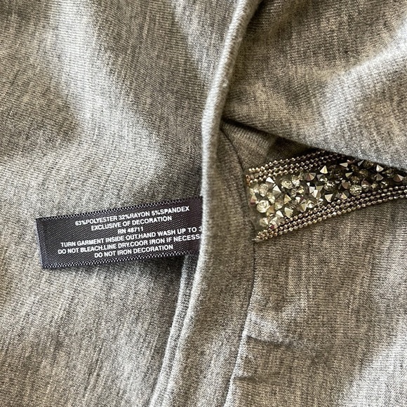 MASSINI, WOMENS GREY, SHORT SLEEVE T-SHIRT. SIZE L - Picture 5 of 5